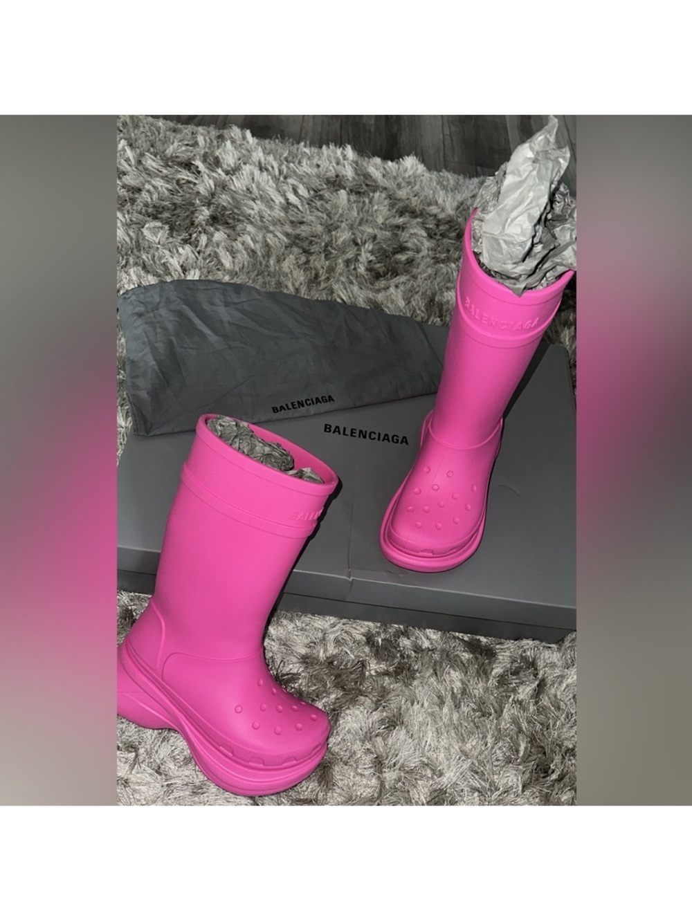 ✨Balenciaga Croc Boots✨